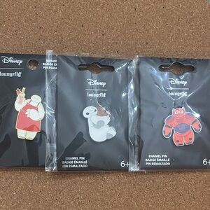 Loungefly Baymax Red and White Enamel Pin